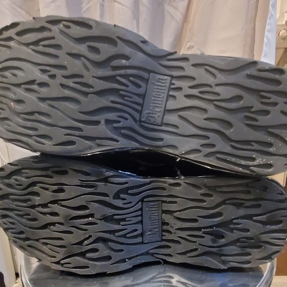 DEMONIA PATENT STACK PLATFORM BOOTS - Picture 8 of 16